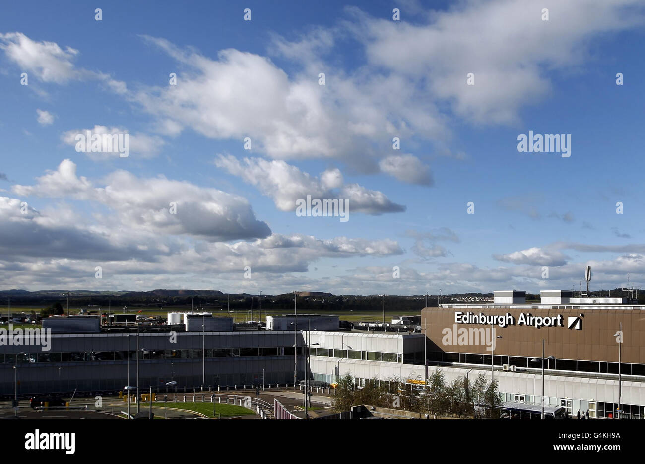 A general view of Edinburgh Airport, following Airport operator BAA's announcement that it is to sell the airport. Stock Photo