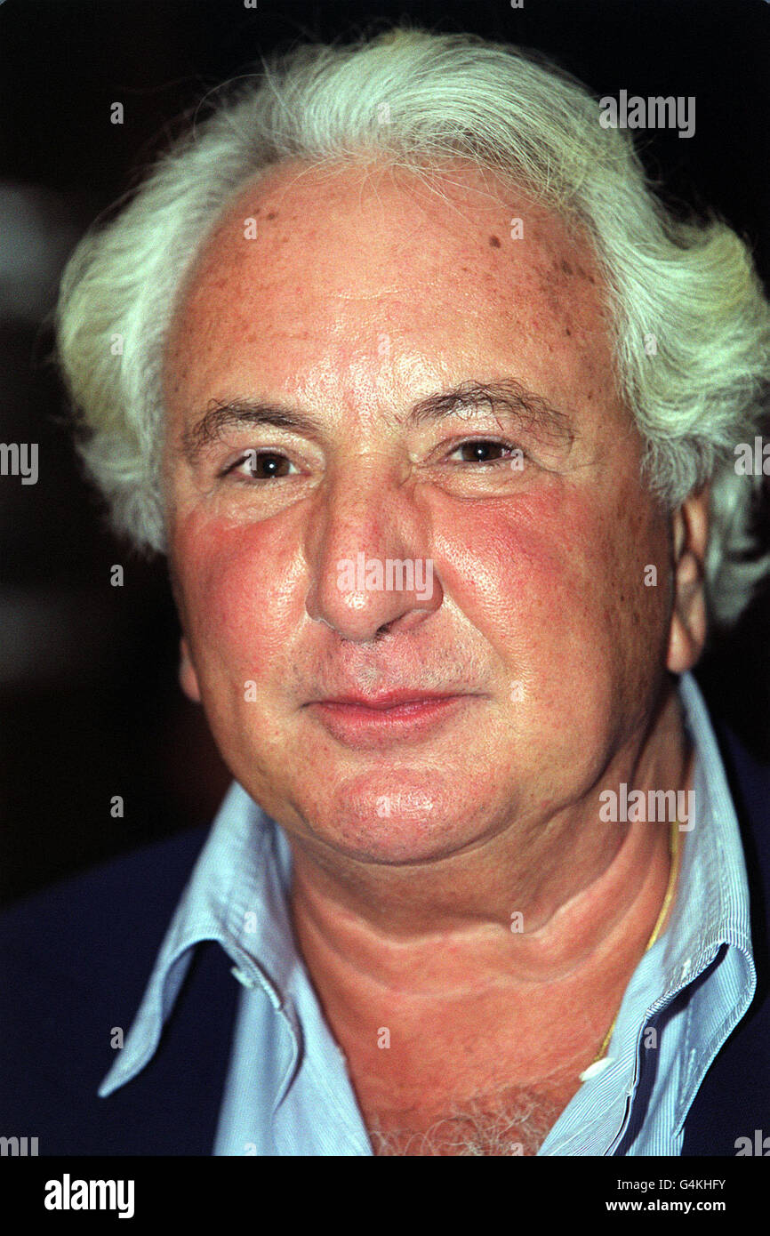 Film Director Michael Winner at a celebrity screening of his new film 'Parting Shots' at Planet Hollywood in London. The film stars Oliver Reed and was the last film he completed before his death. R/I: 25/01/01. Stock Photo