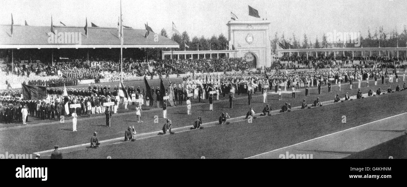 Olympic Games Antwerp 1920 Stock Photo Alamy