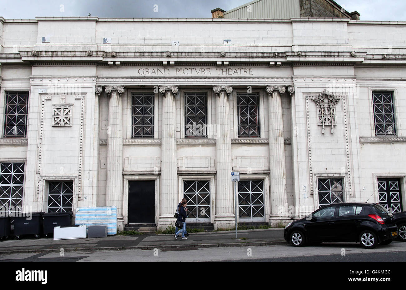 Facade of the Grand Picture Theatre at Manchester Road in Huddersfield