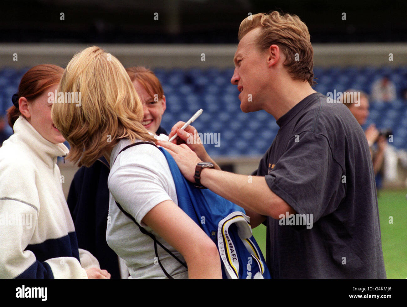 Film Football/Jerome Flynn Stock Photo