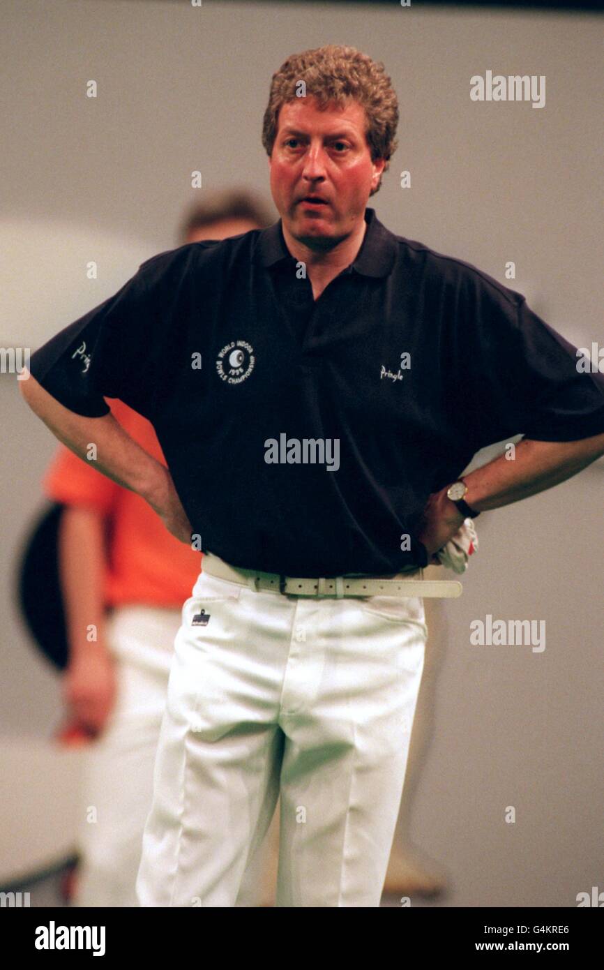 WORLD INDOOR BOWLS. TONY ALLCOCK Stock Photo Alamy