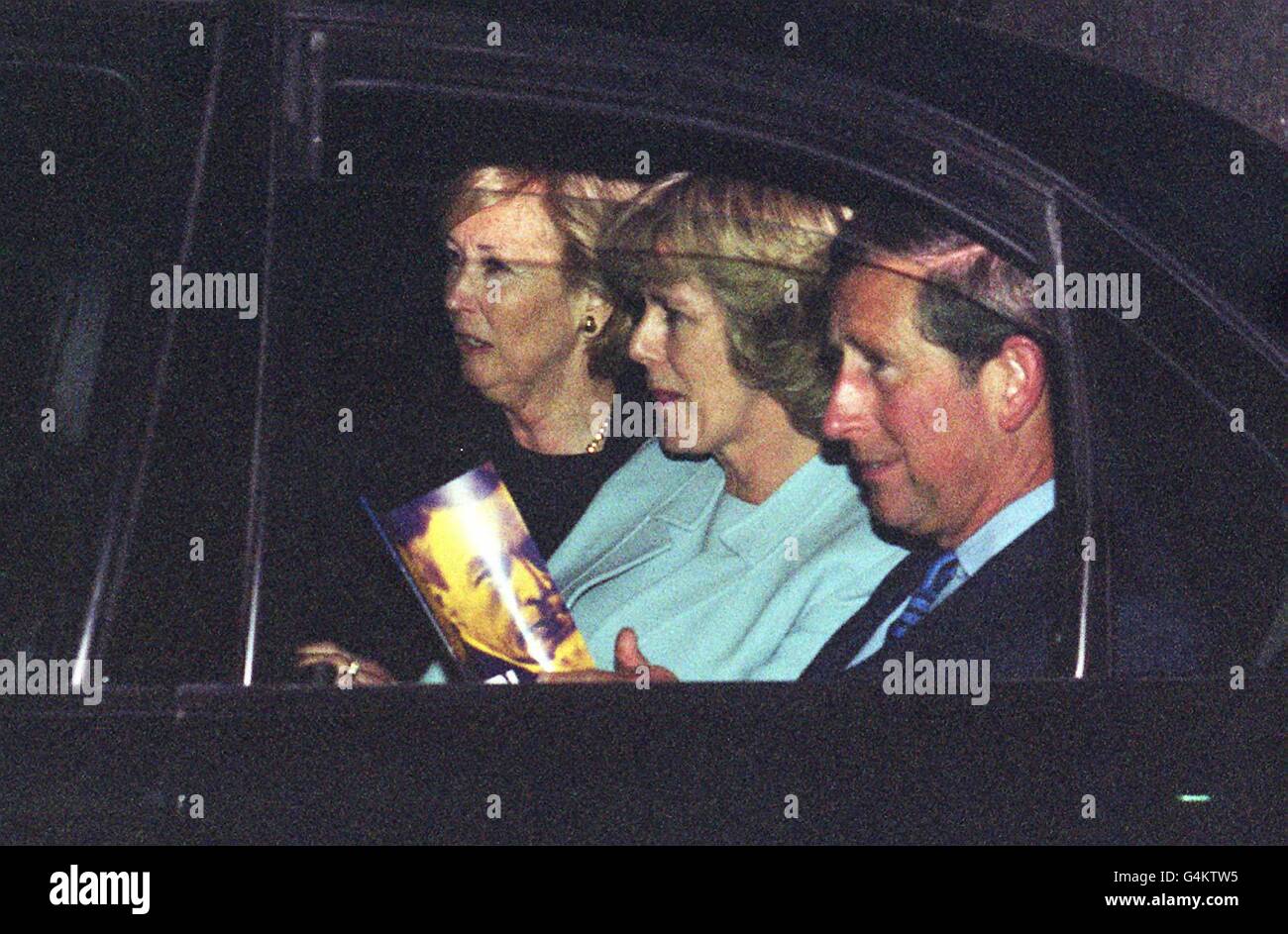 The Prince of Wales and partner Camilla Parker Bowles (centre) stepped out in public together, their third outing in nine days. The couple went to the Royal Festival Hall to attended a concert by the Philharmonia Orchestra, featuring a recital by Evgeny Kissin. * of Rachmaninov s Piano Concerto No 2. Stock Photo