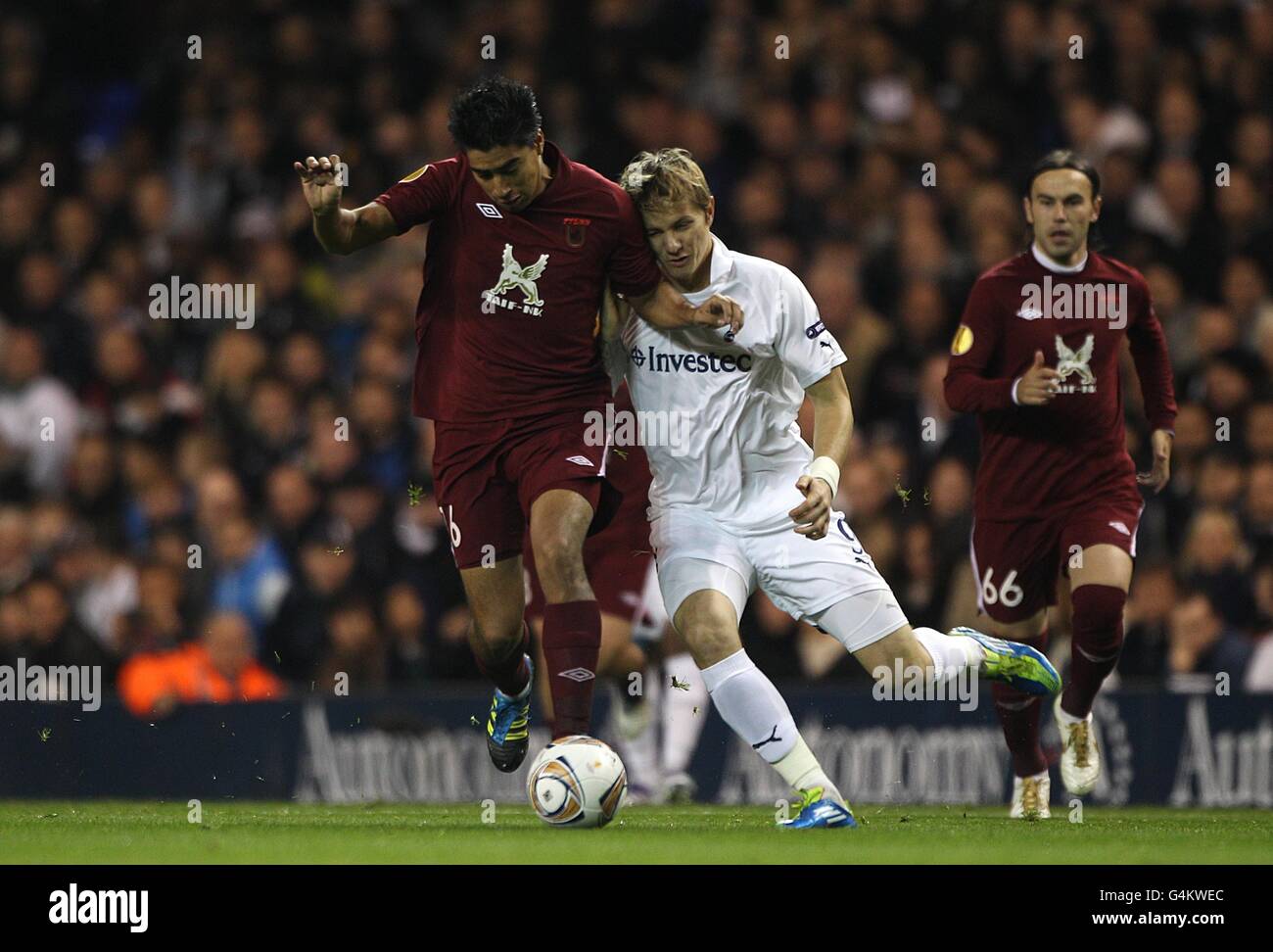 Soccer - UEFA Europa League - Group A - Tottenham Hotspur v Rubin Kazan - White Hart Lane Stock Photo