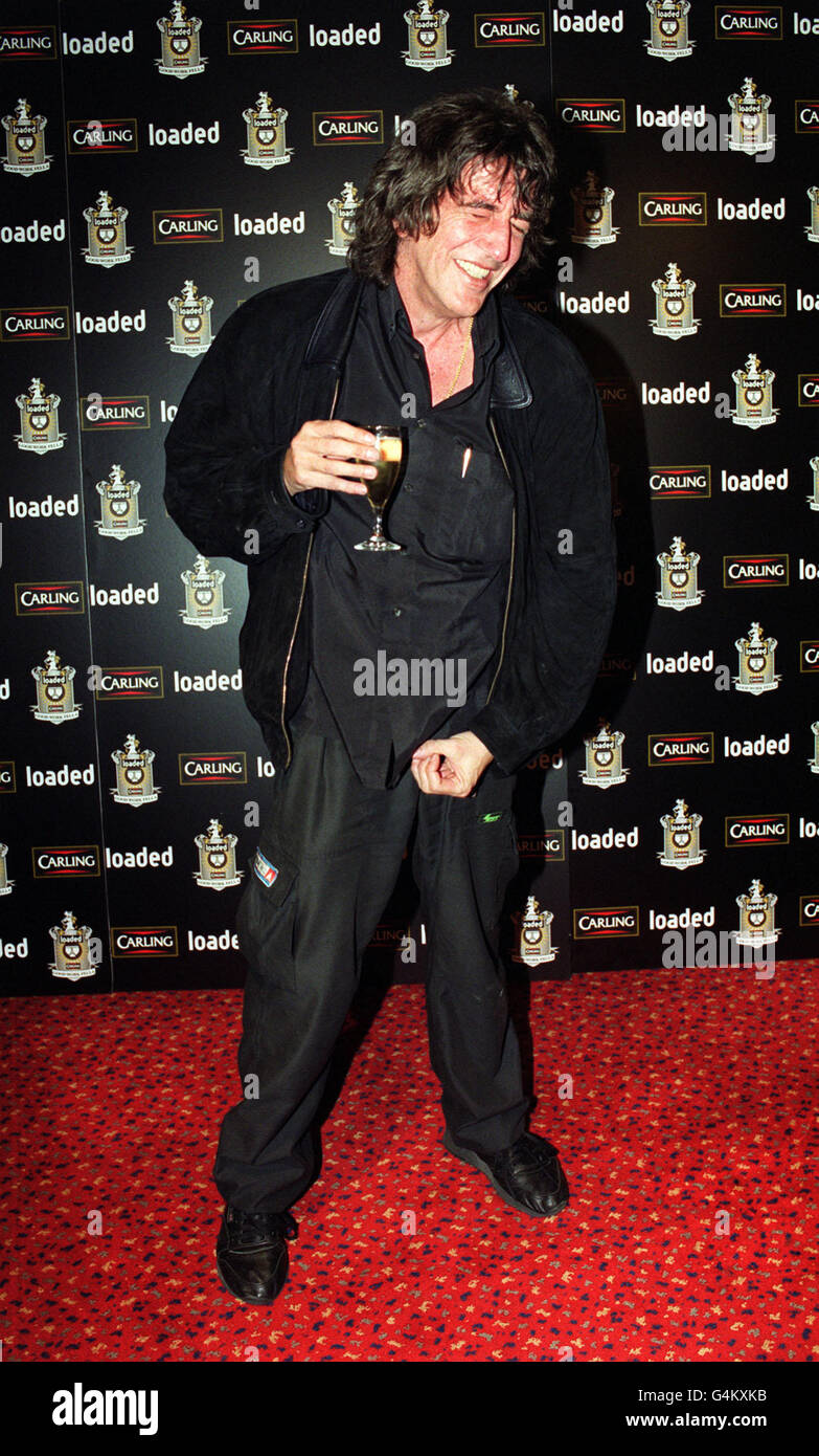 Former drug smuggler Howard Marks makes a rude gesture, at the ‘Loaded