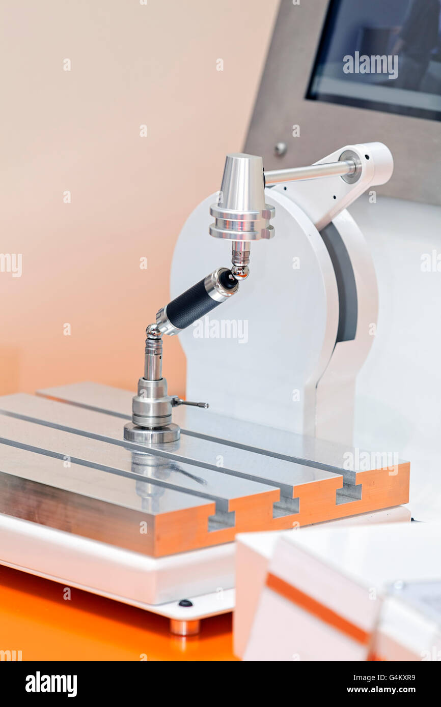 Design of advanced technology engine on the exhibition show Stock Photo ...