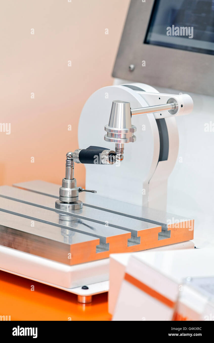 Design of advanced technology engine on the exhibition show Stock Photo ...