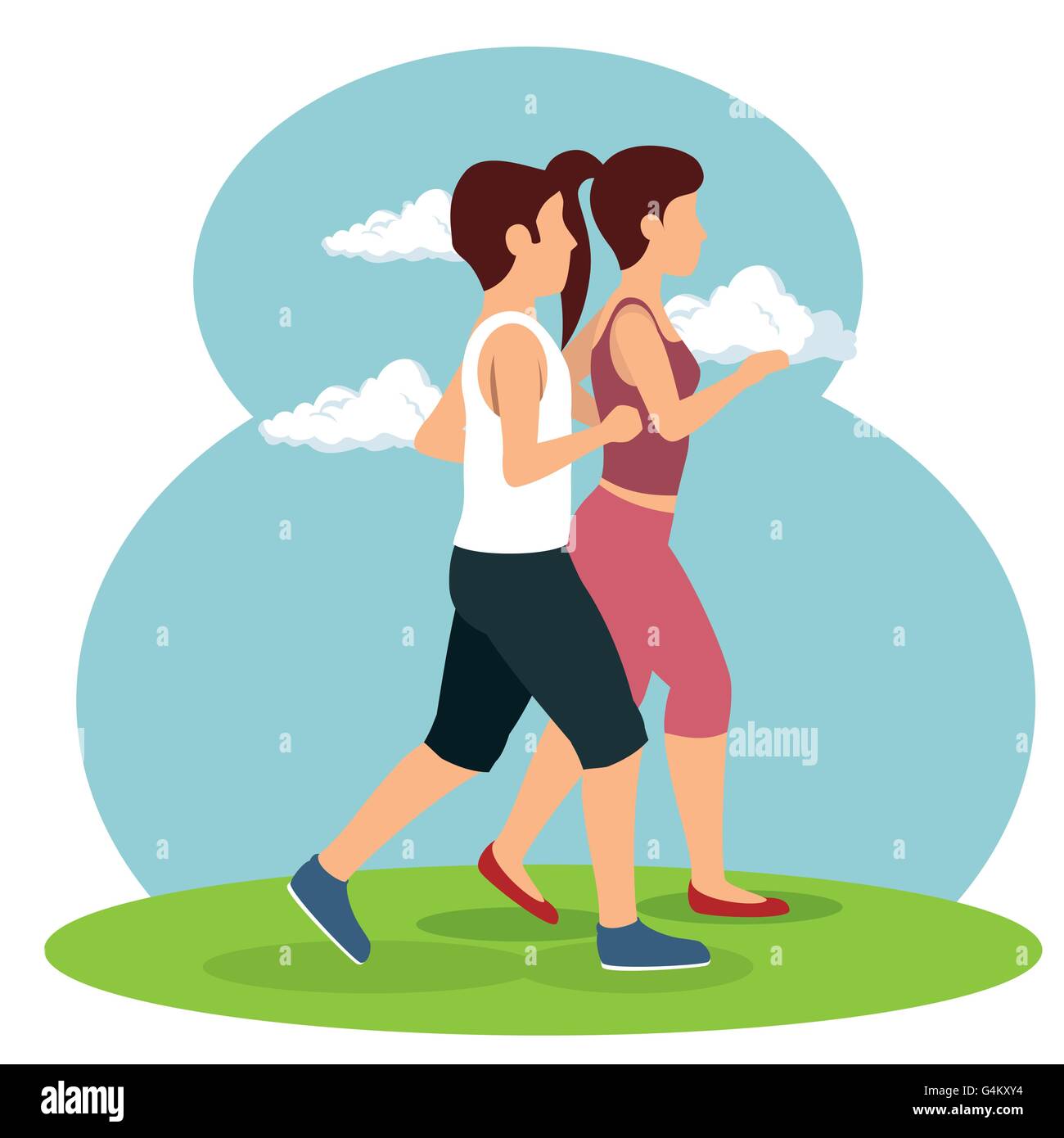 athletic person design Stock Vector Image & Art - Alamy