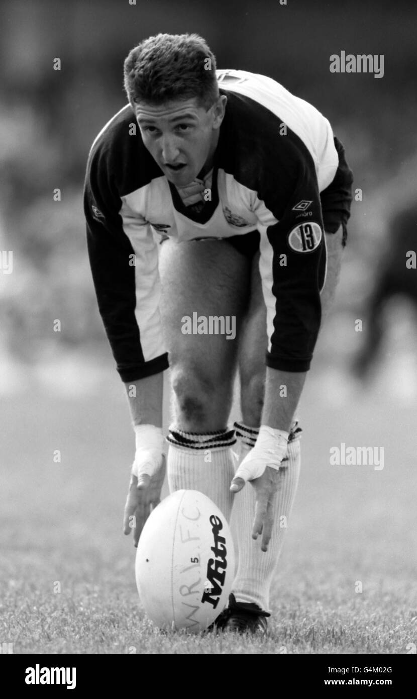 Photo Vintage Originale De Jonathan Davies – Légende Du Rugby Gallois Des Années 1900