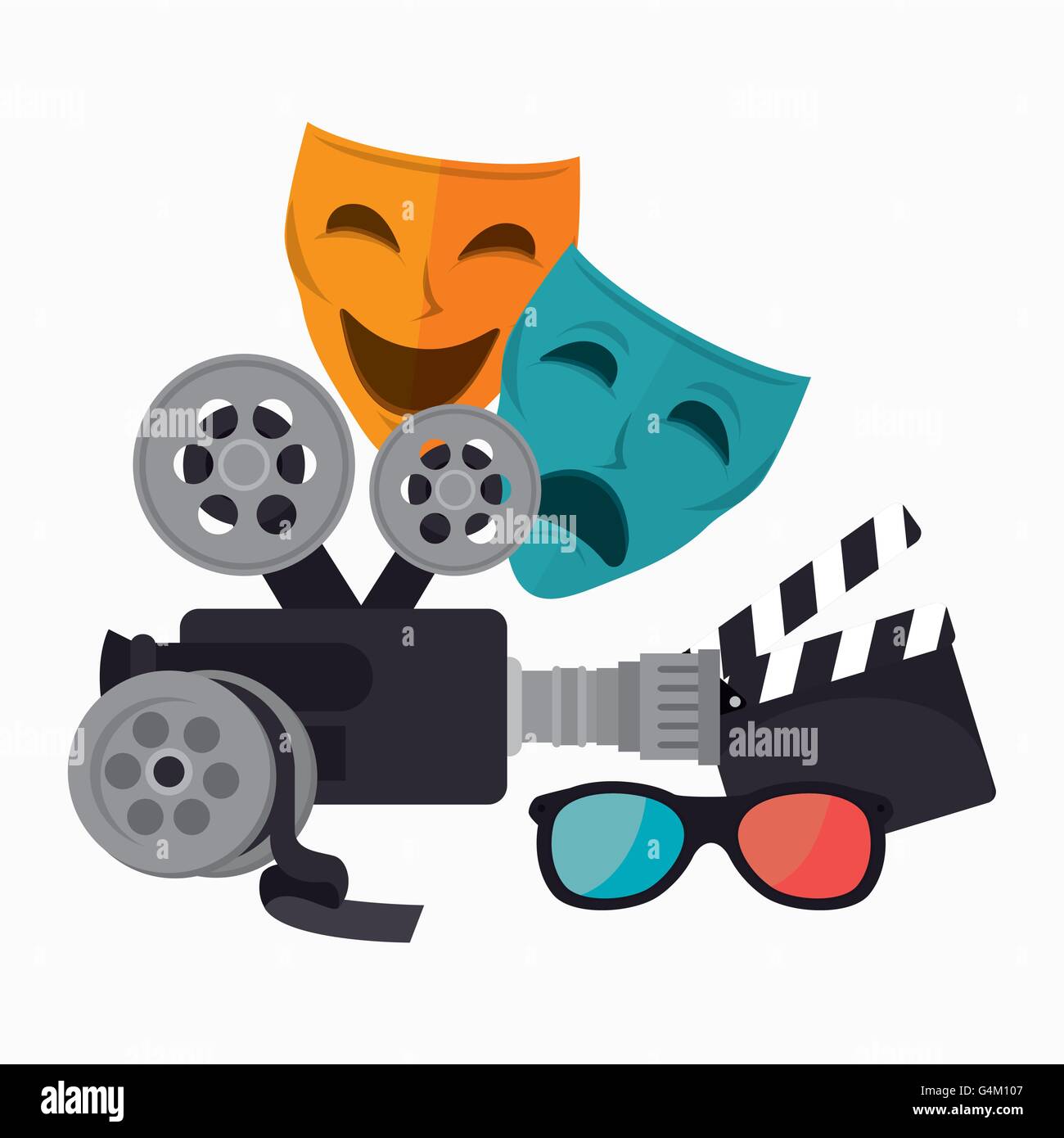 cinema entertainment design Stock Vector Image & Art - Alamy