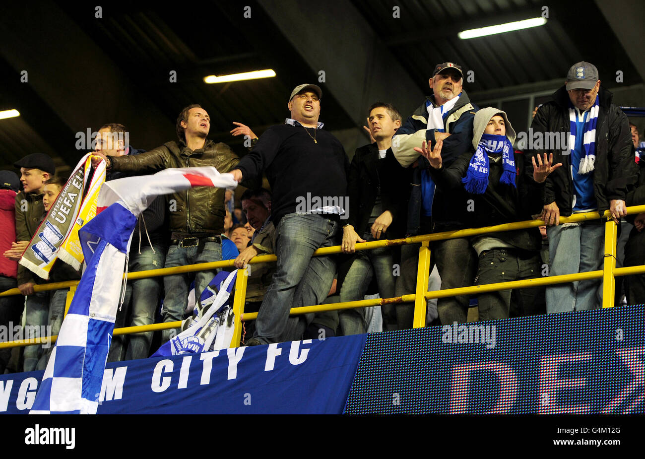 Club Brugge Fans During Europa League Editorial Stock Photo