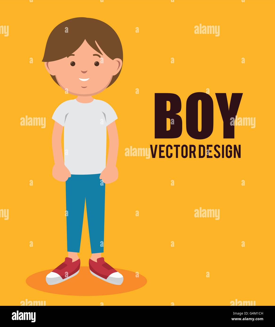 happy boy design Stock Vector Image & Art - Alamy