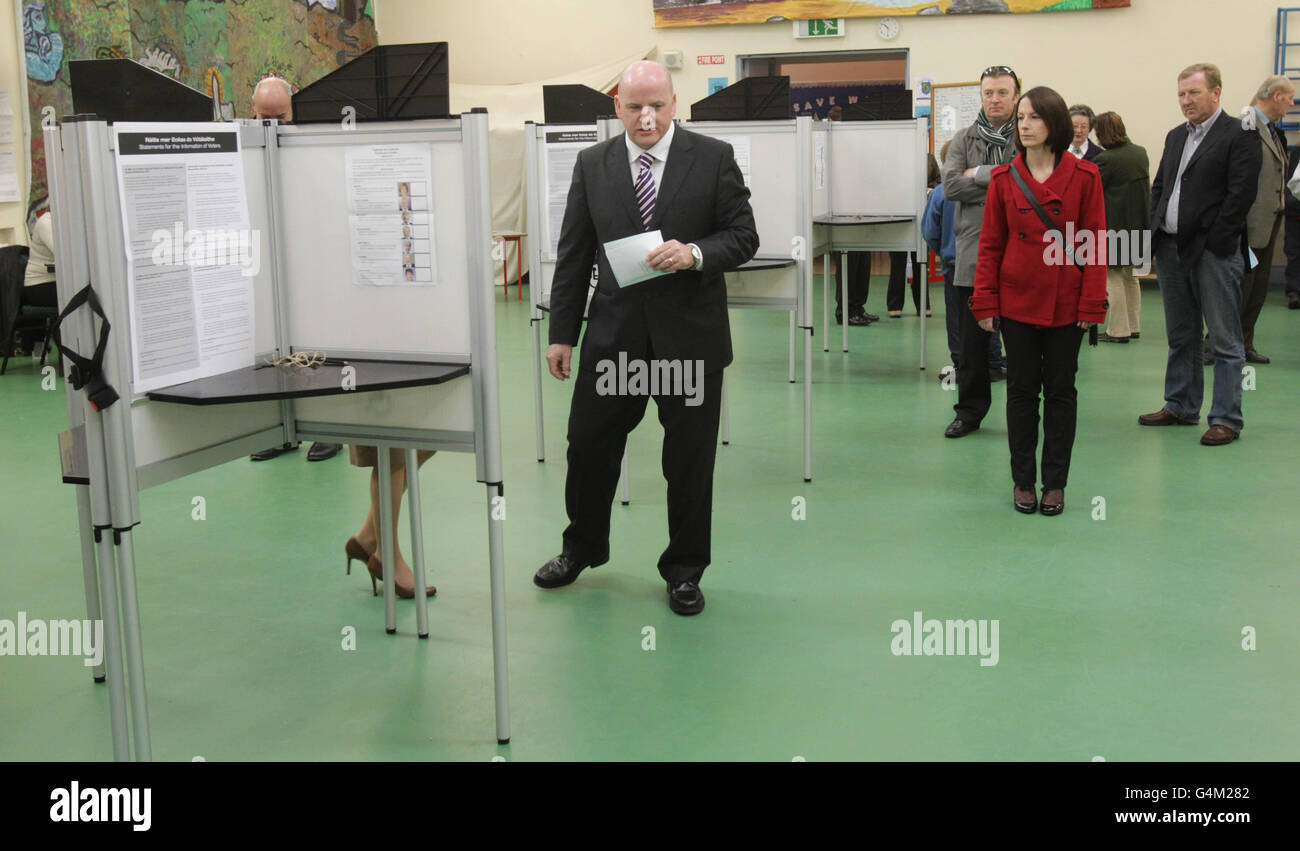 Irish Presidential Race Stock Photo - Alamy