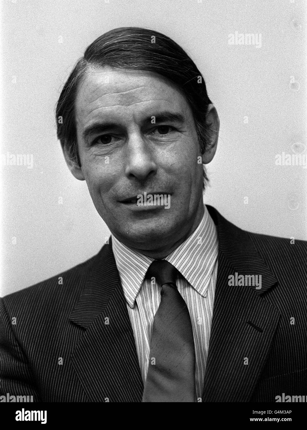 PA News Photo 12/7/83 A library file picture of Swindon-born David Gillmore, British High Commissioner to Malaysia at the Foreign and Commonwealth Office in London Stock Photo