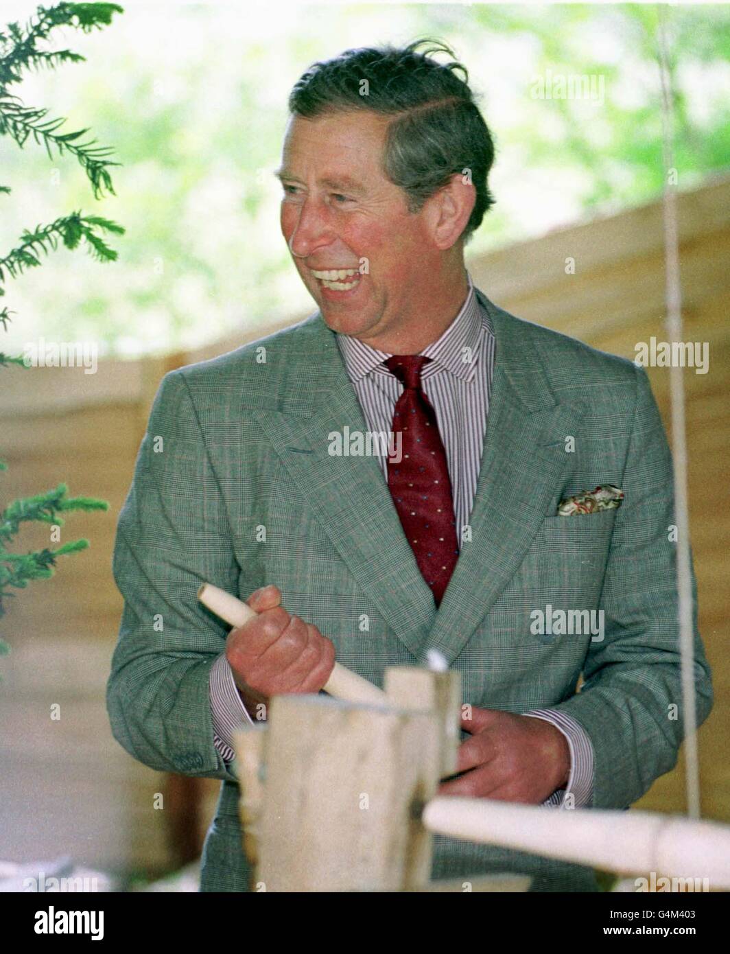 Prince of Wales/spurtle Stock Photo