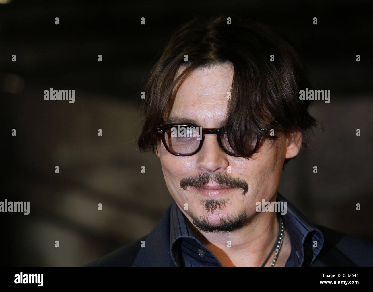 The Rum Diary premiere London. Johnny Depp arriving for the European