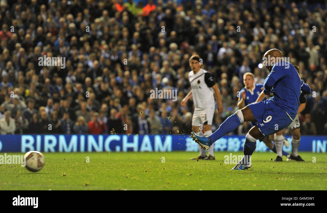 Birmingham City's Marlon King scores his sides second goal during the