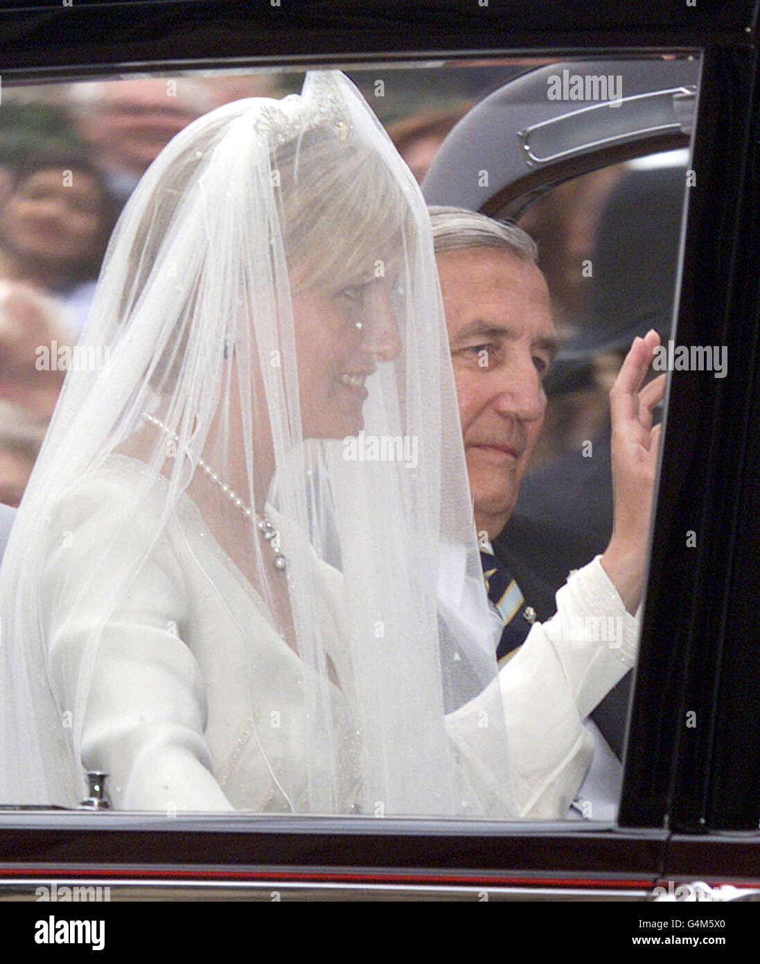 Royal wedding /Sophie & father Stock Photo - Alamy