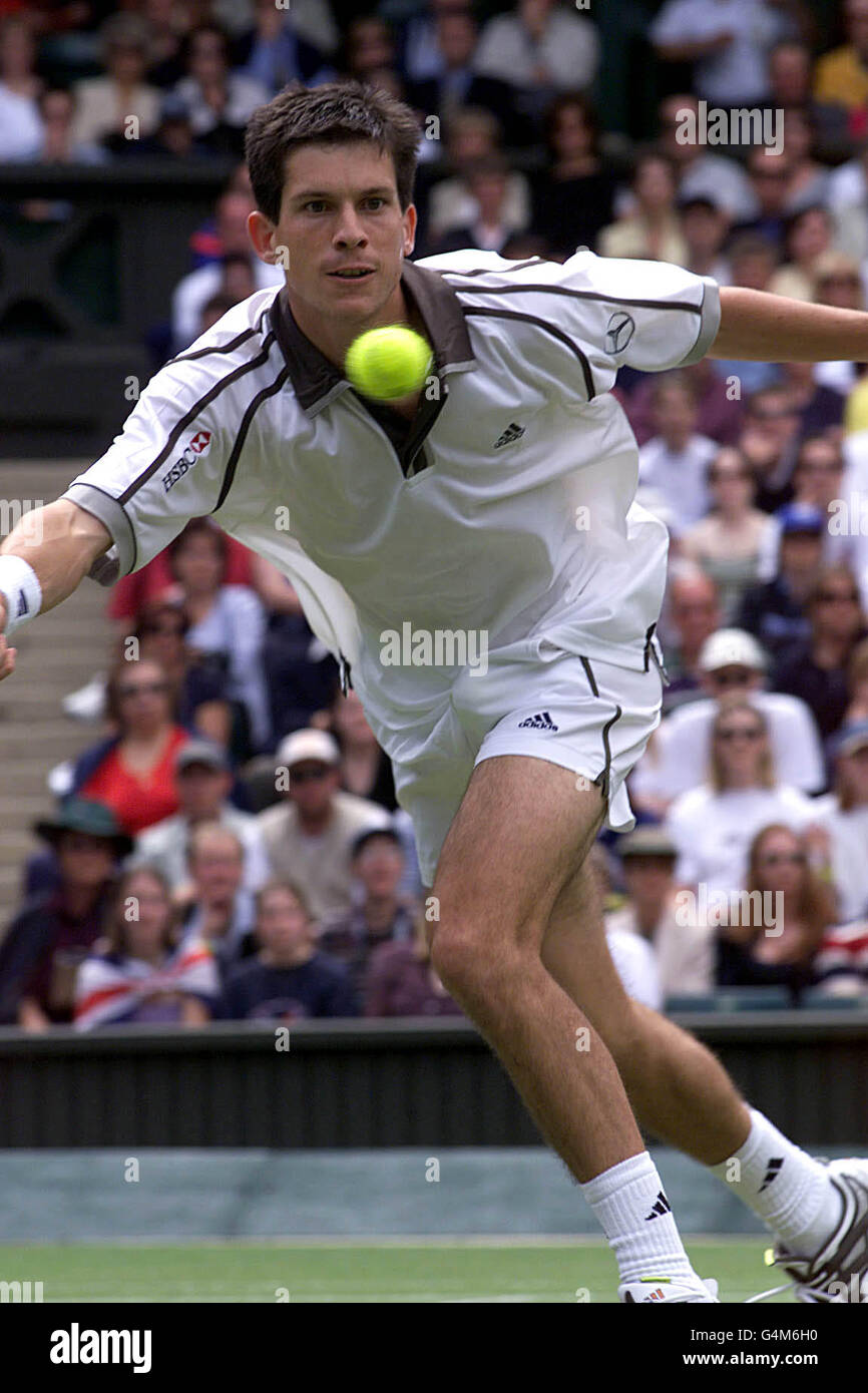 Tennis/Wimbledon/Henman Stock Photo