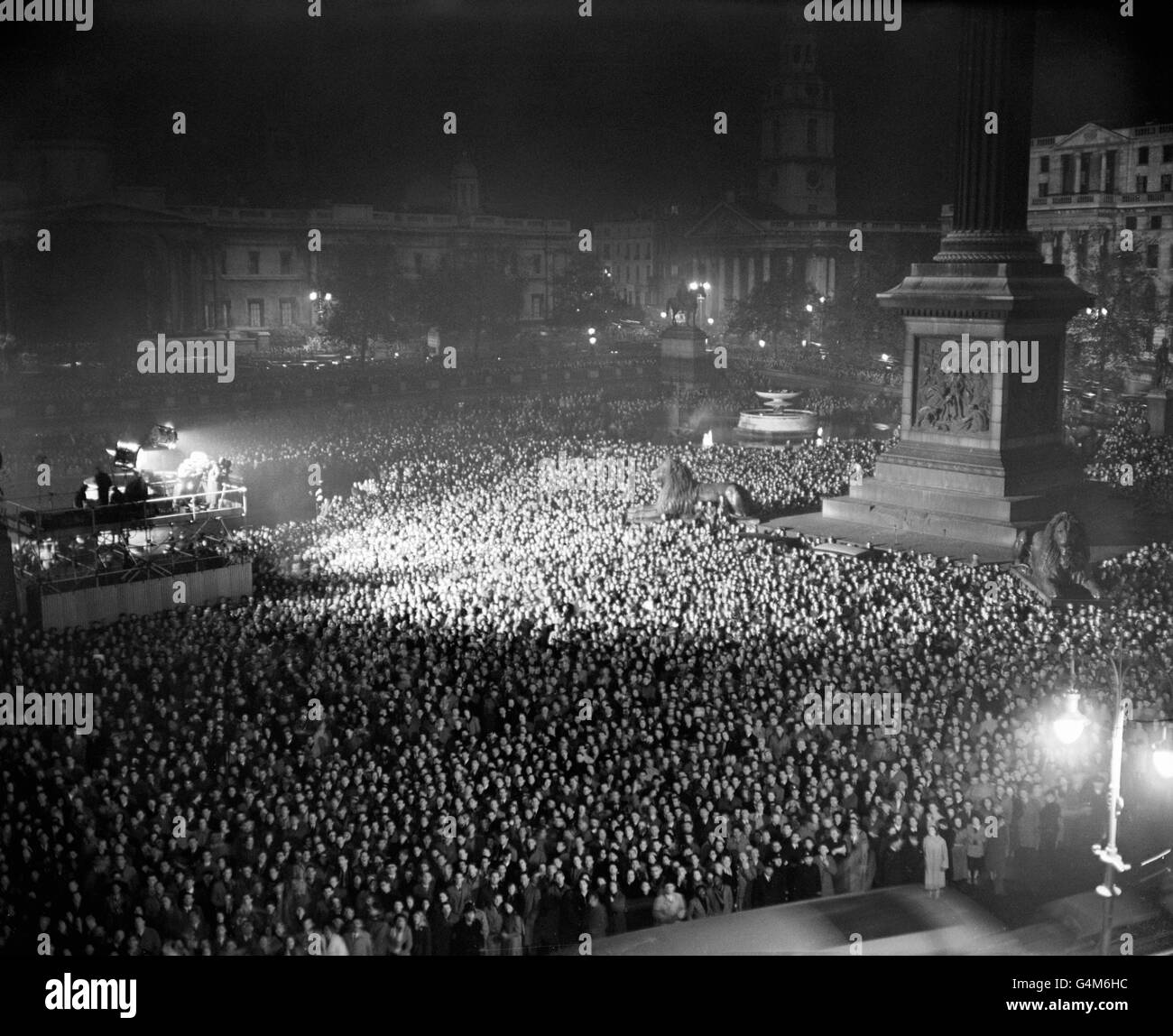 Politics 1951 General Election London Stock Photo Alamy