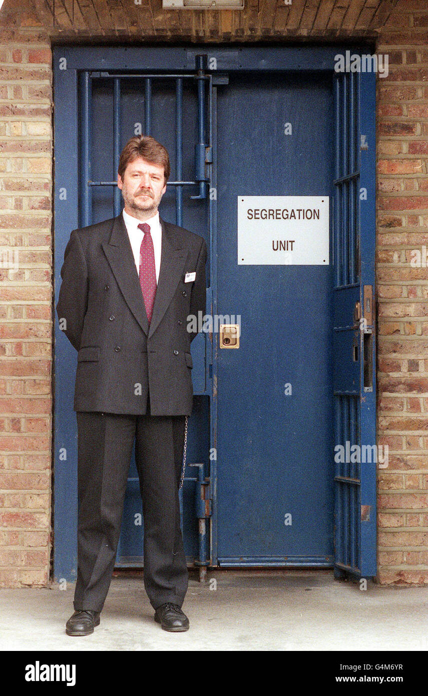 The governor of wormwood scrubs prison in london hires stock