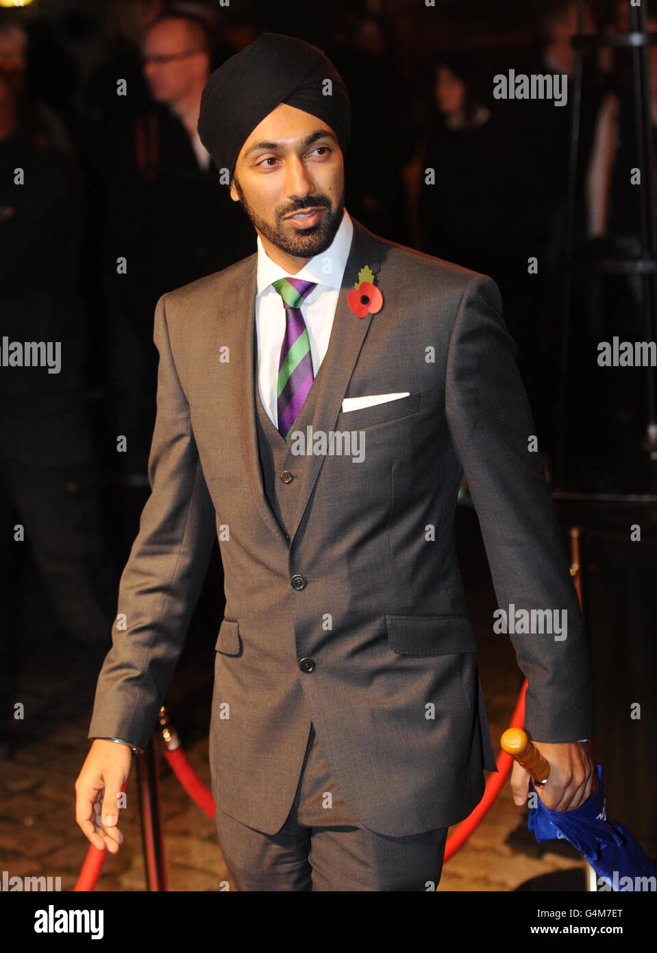 Kulveer Ranger arriving at The 1000 - London's Most Influential People event held at the London Transport Museum, London. Stock Photo