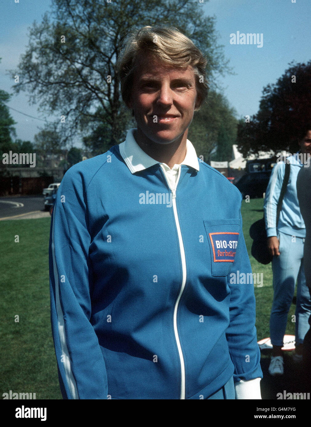 ANN JONES. A LIBRARY FILE PICTURE OF ANN JONES AT HURLINGHAM HARD COURT