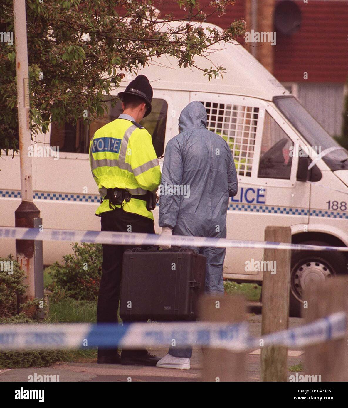 Nail Bomb suspect/forensic Stock Photo Alamy