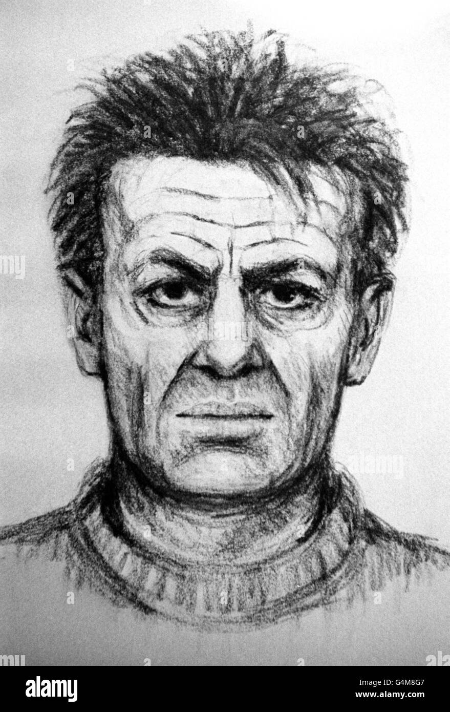 PA News Photo 7/2/92 A new artist's impression of the man who kidnapped Stephanie Slater, issued by the police. * Michael Sams. Stock Photo