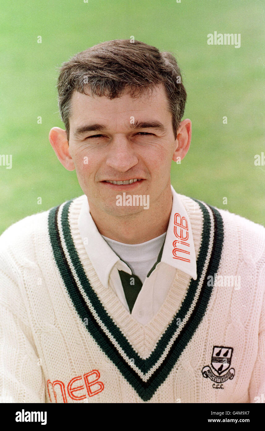 Worcestershire County Cricket Club Team Player David Leatherdale. Stock Photo