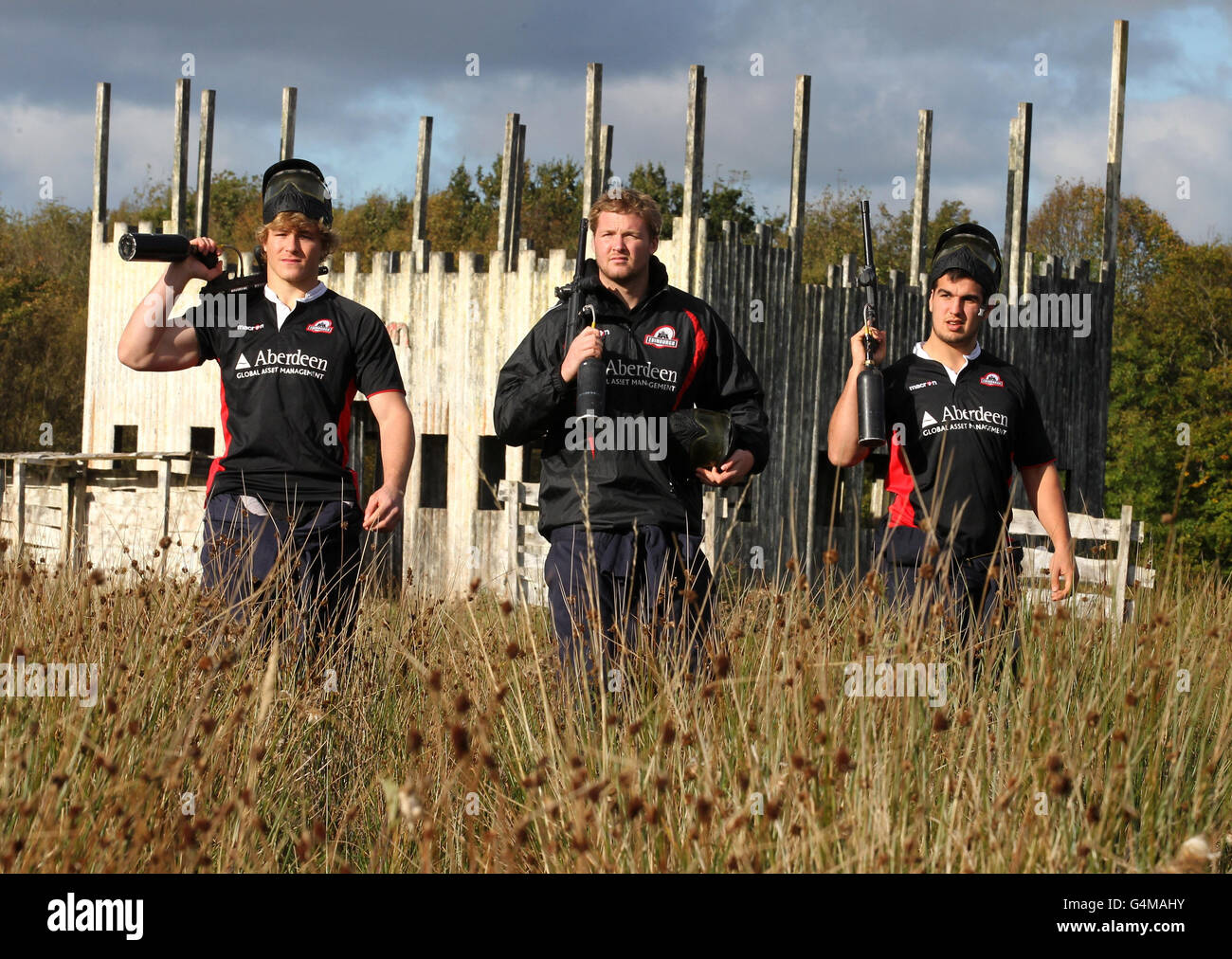 Edinburgh rugbys left to right david denton hires stock photography