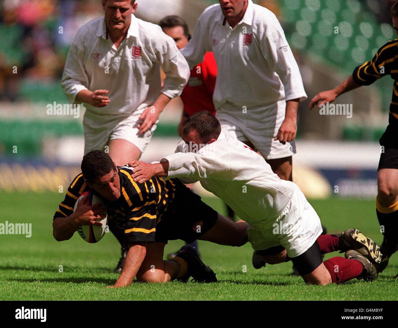 Cornwall's captain Dean Shipton is forced to ground by Gloucestershire ...