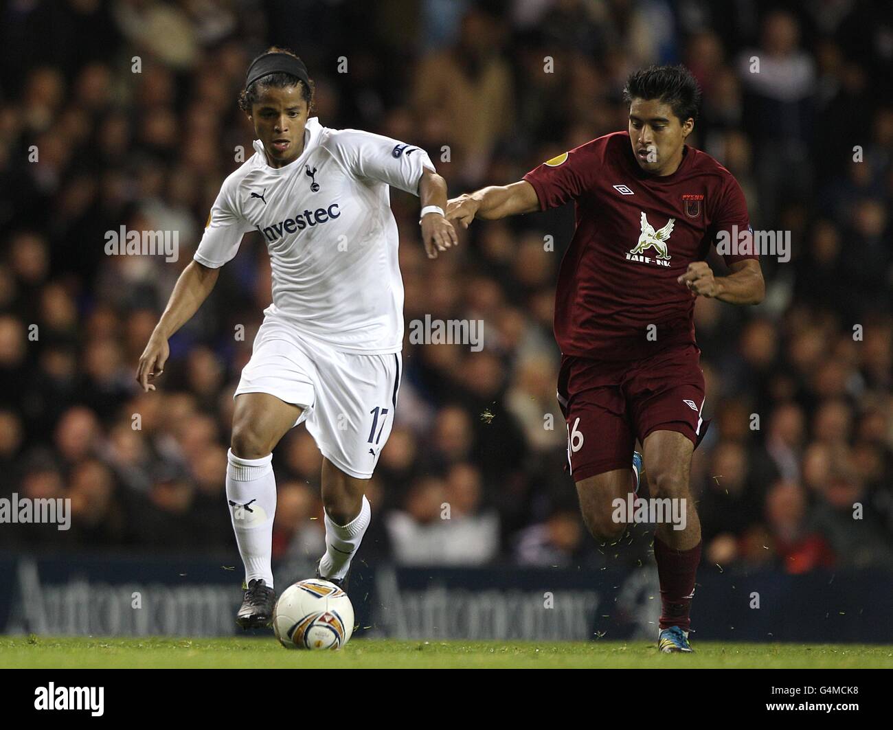 Soccer - UEFA Europa League - Group A - Tottenham Hotspur v Rubin Kazan - White Hart Lane Stock Photo