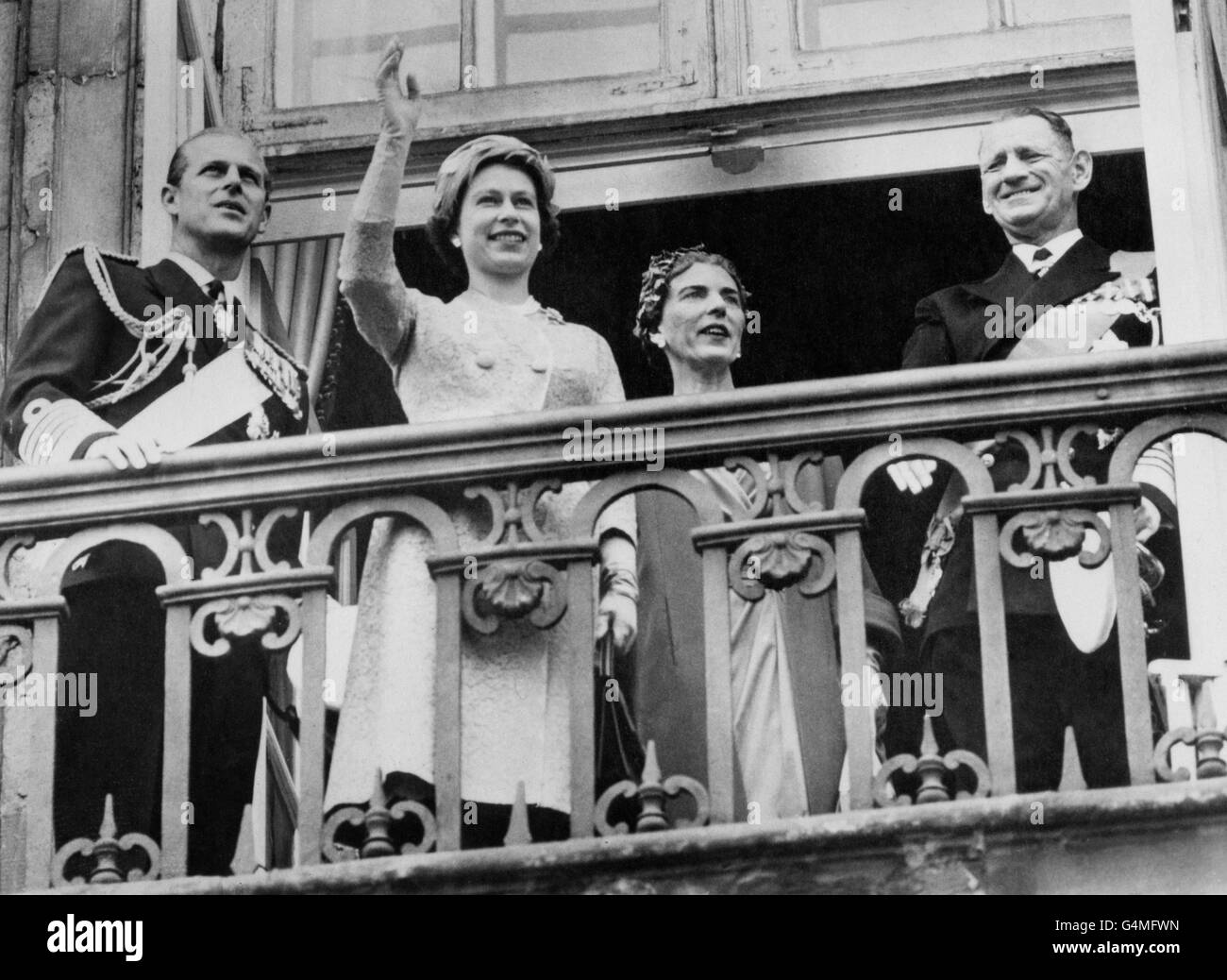 Royalty - Queen Elizabeth II State Visit to Denmark - Copenhagen Stock Photo