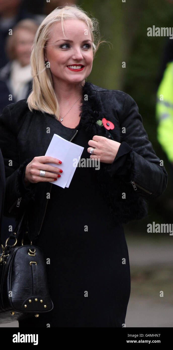 Singer kerry ellis arrives at lincoln cathedral hires stock