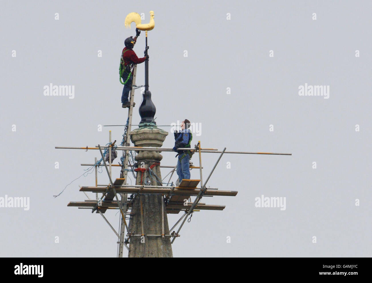 Chichester Cathedral's weathervane Stock Photo Alamy