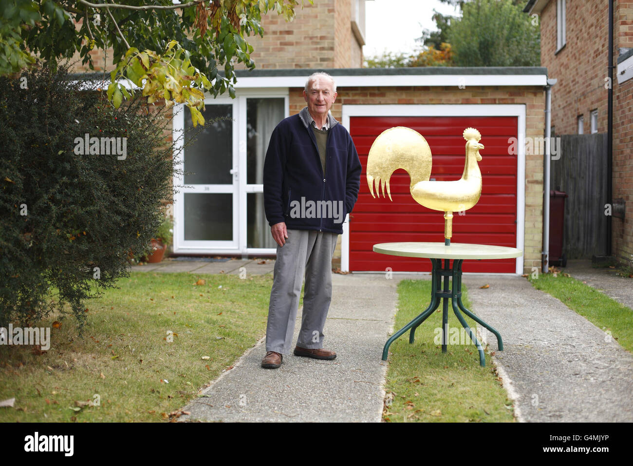 Chichester Cathedral's weathervane Stock Photo Alamy