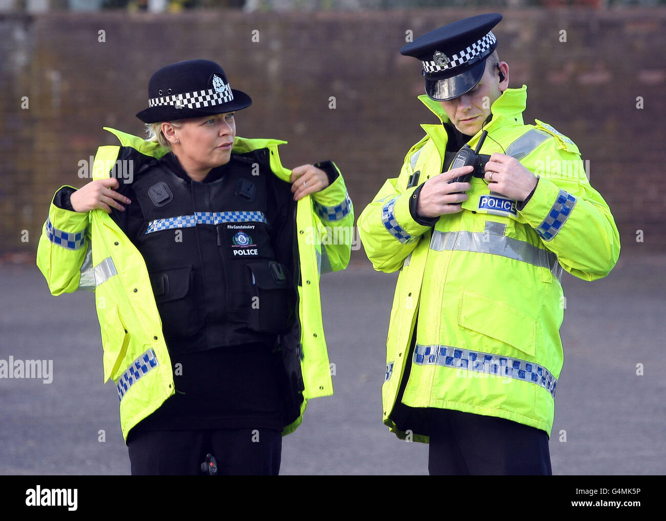 Fife Police Feature Stock Photo Alamy