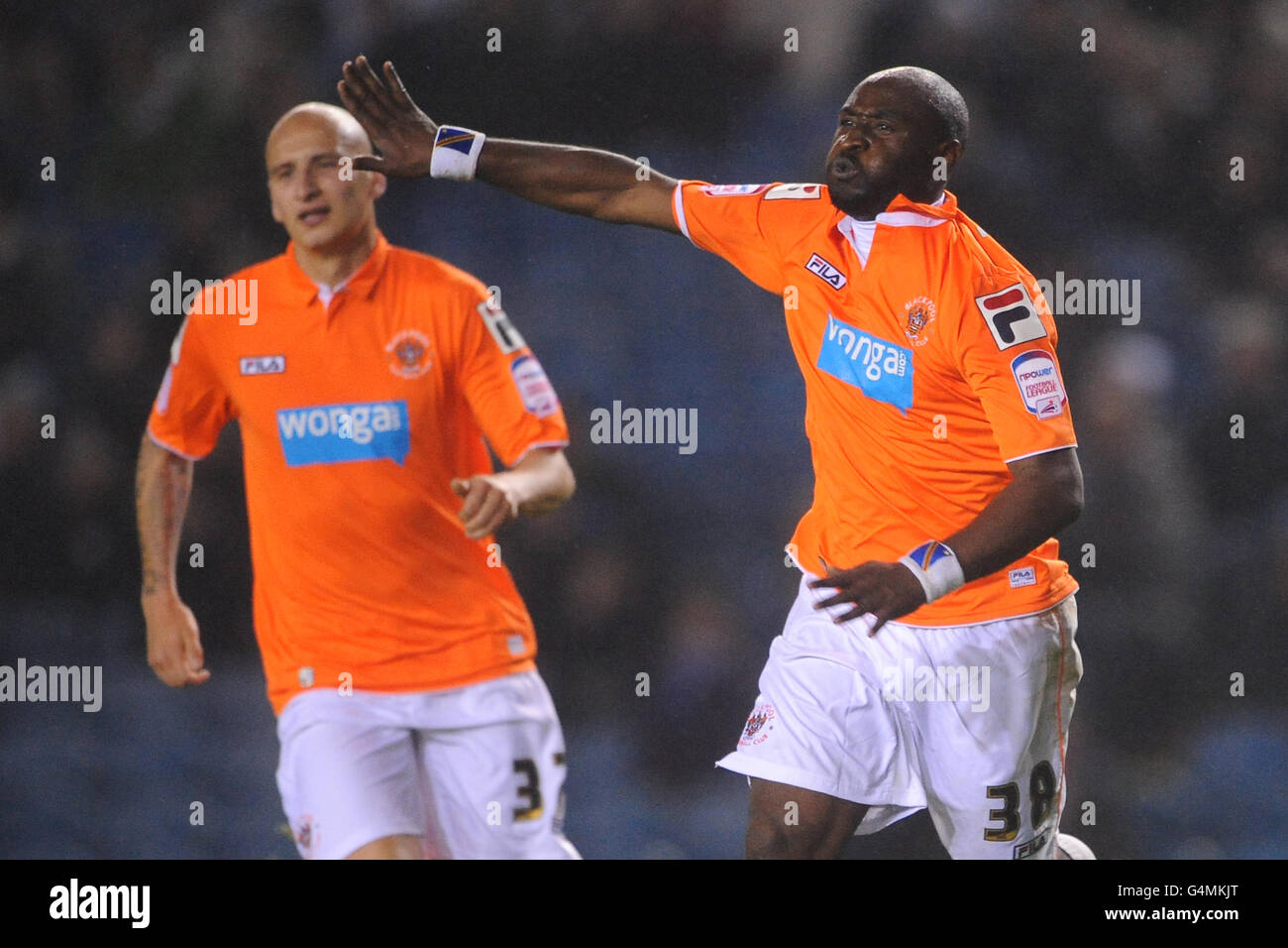Soccer football league championship leeds united blackpool elland road