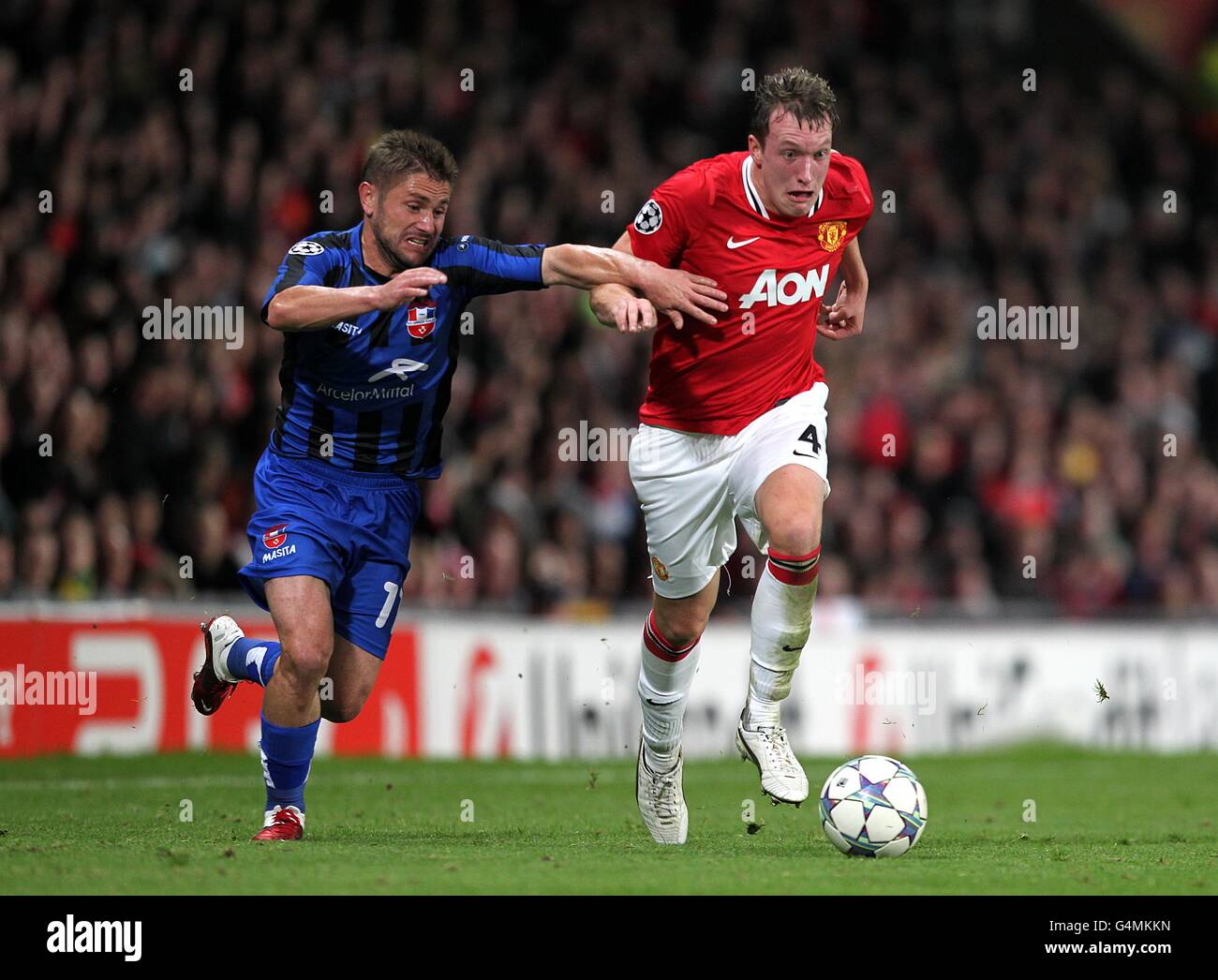 Soccer Uefa Champions League Group C Manchester United V Fc Otelul Galati Old Trafford Stock Photo Alamy