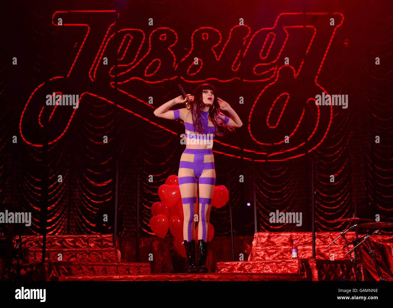 Jessie J in Concert London Stock Photo Alamy