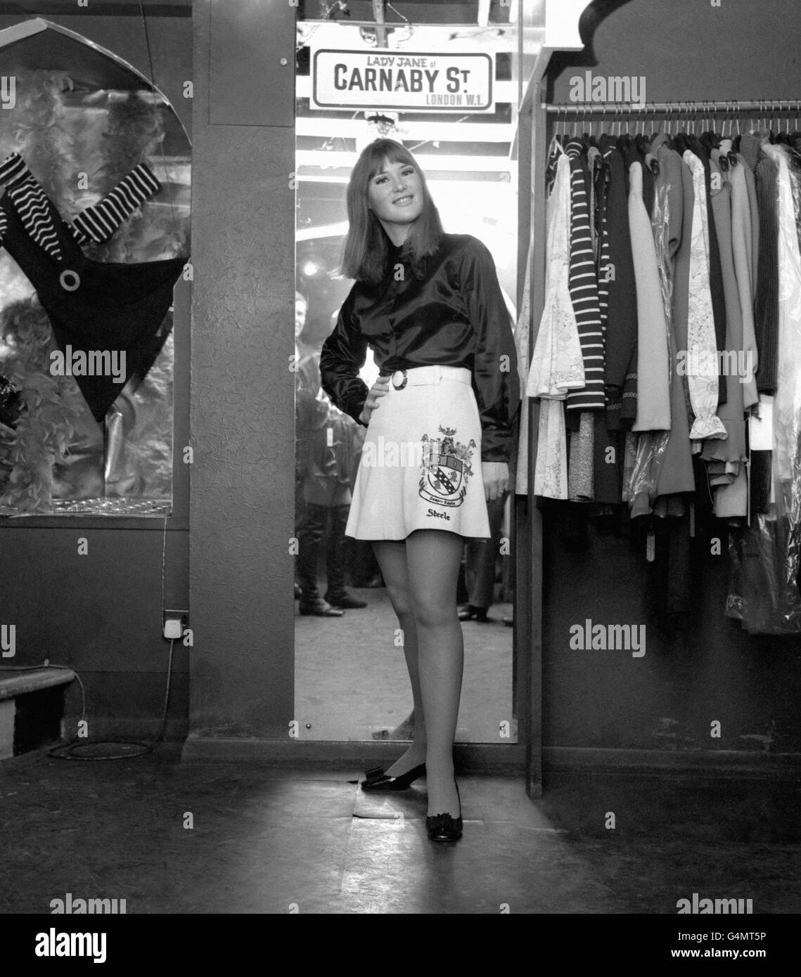 Fashion - Sixties Fashion - Mini Skirts - Carnaby Street - 1968 Stock Photo