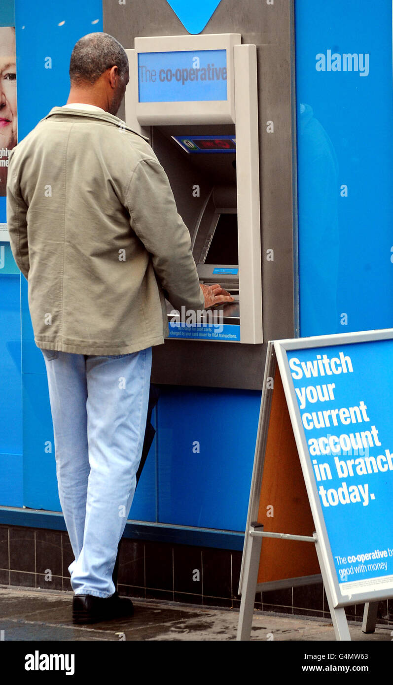 Co operative bank cash machine hires stock photography and images Alamy
