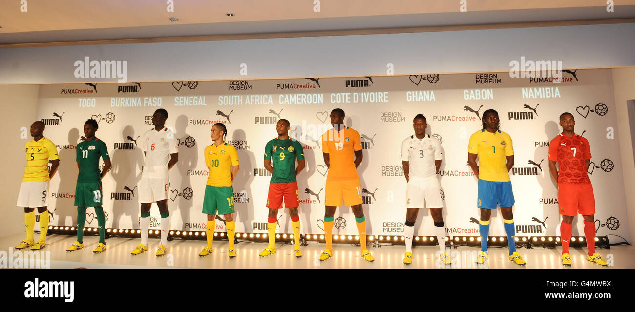 Soccer - PUMA African Football Kit Unveilling - Design Museum Stock Photo -  Alamy