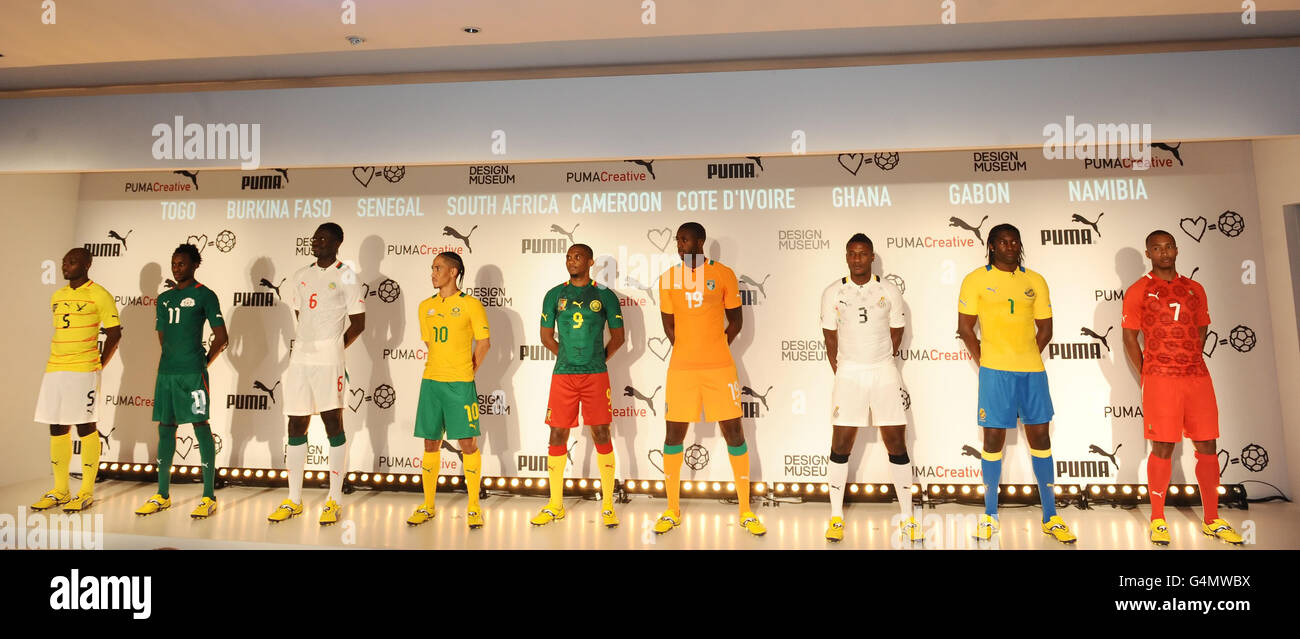 Cameroons samuel etoo puma african football kit unveilling design