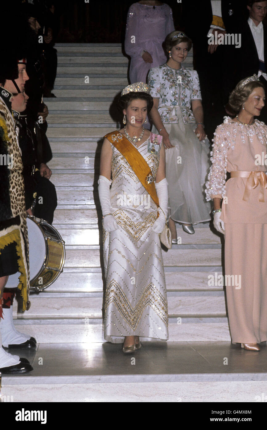 Royalty Queen Elizabeth II State Visit to Luxembourg Stock Photo Alamy