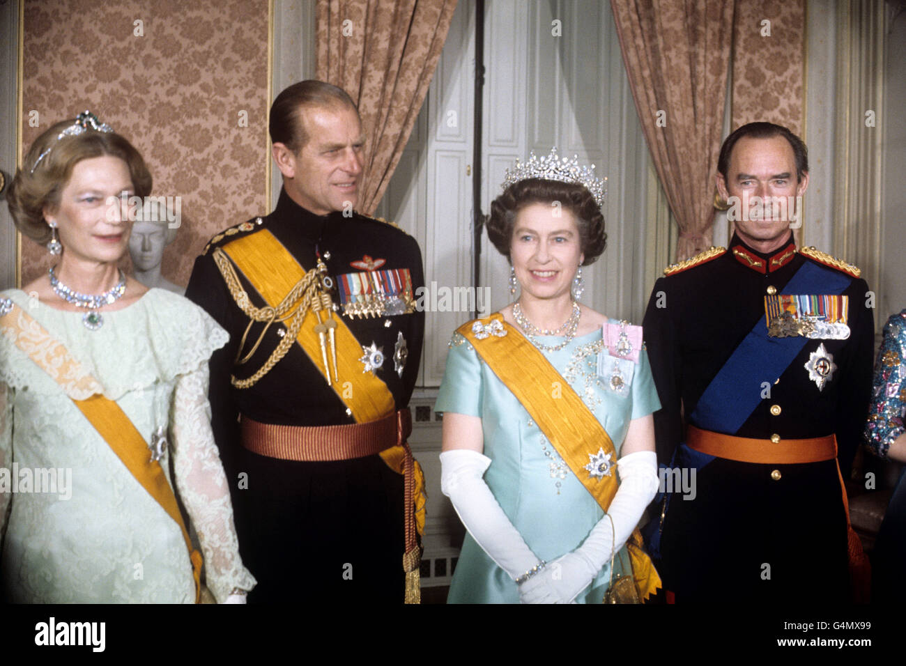 Royalty - Queen Elizabeth II State Visit to Luxembourg Stock Photo