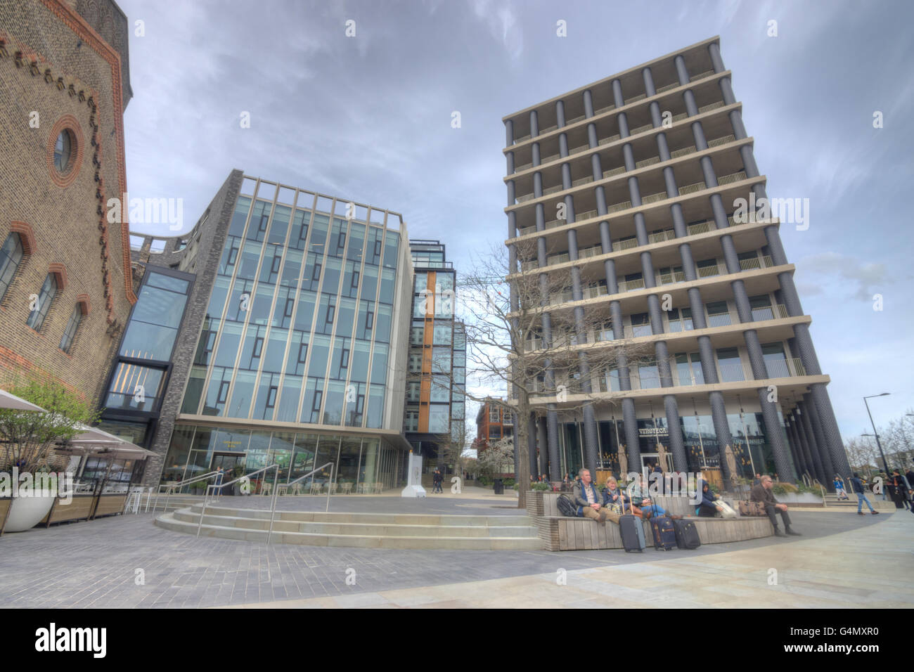 king's cross redevelopment Stock Photo