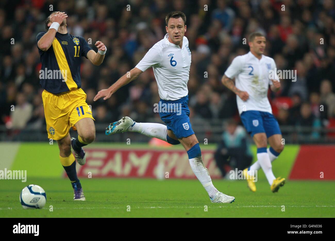 Soccer - International Friendly - England v Sweden - Wembley Stadium Stock Photo