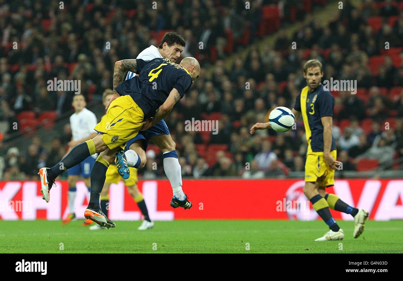 Soccer - International Friendly - England v Sweden - Wembley Stadium Stock Photo